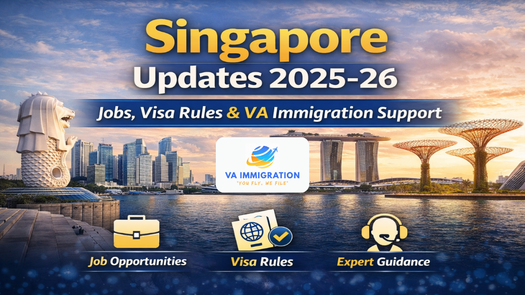 Singapore Updates 2025–26: Visa Rules, Jobs, and How VA Immigration Can Help You