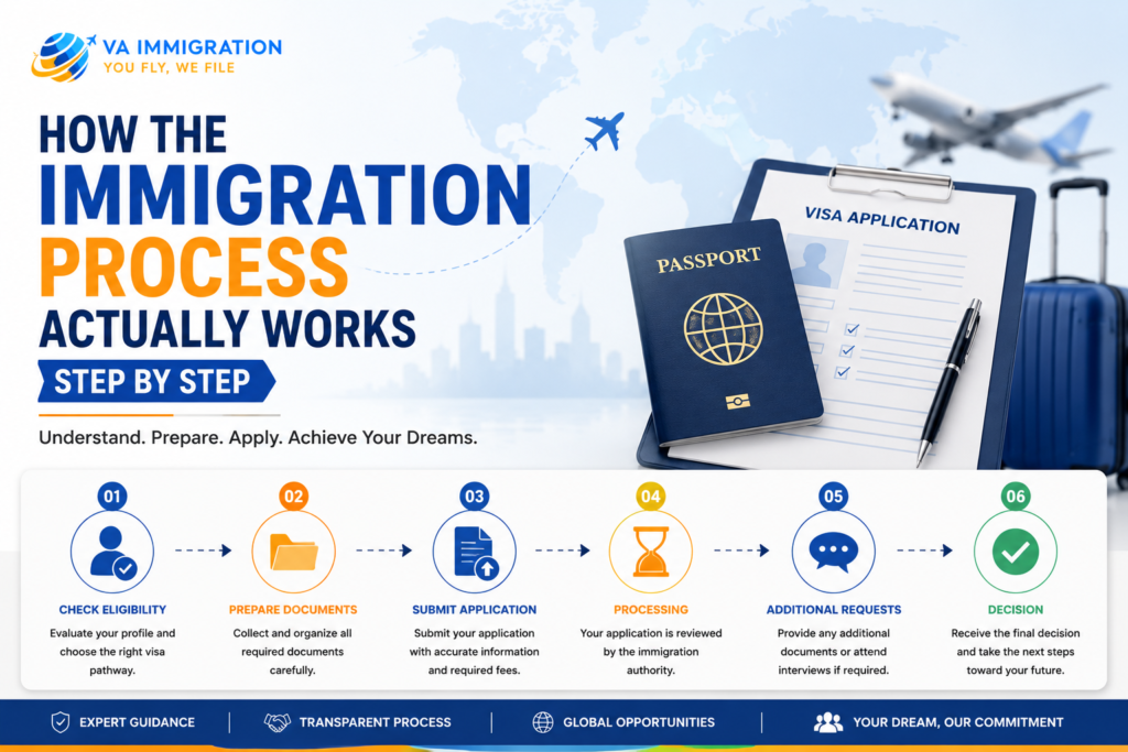 How the Immigration Process Works | Step-by-Step Visa Guide by va immigration